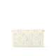 Félicie Pochette LatteCandy Blue Monogram Empreinte Leather M83025